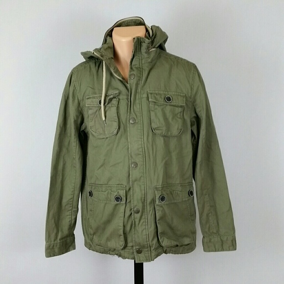 mens cargo jacket olive